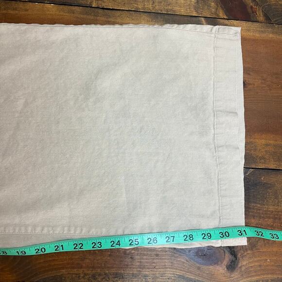 INC International Concepts Beige Linen Wide Leg Pull On Pants Pleated Women's 8 - Picture 11 of 11